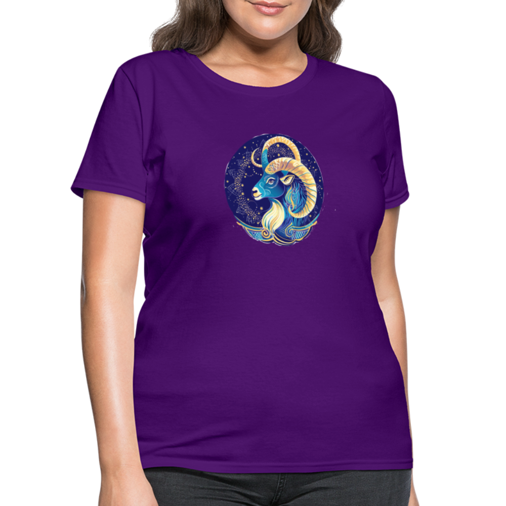 Women's Mythical Capricorn T-Shirt - purple