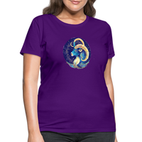 Thumbnail for Women's Mythical Capricorn T-Shirt - purple