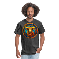 Thumbnail for Men's Mosaic Taurus Classic T-Shirt - heather black