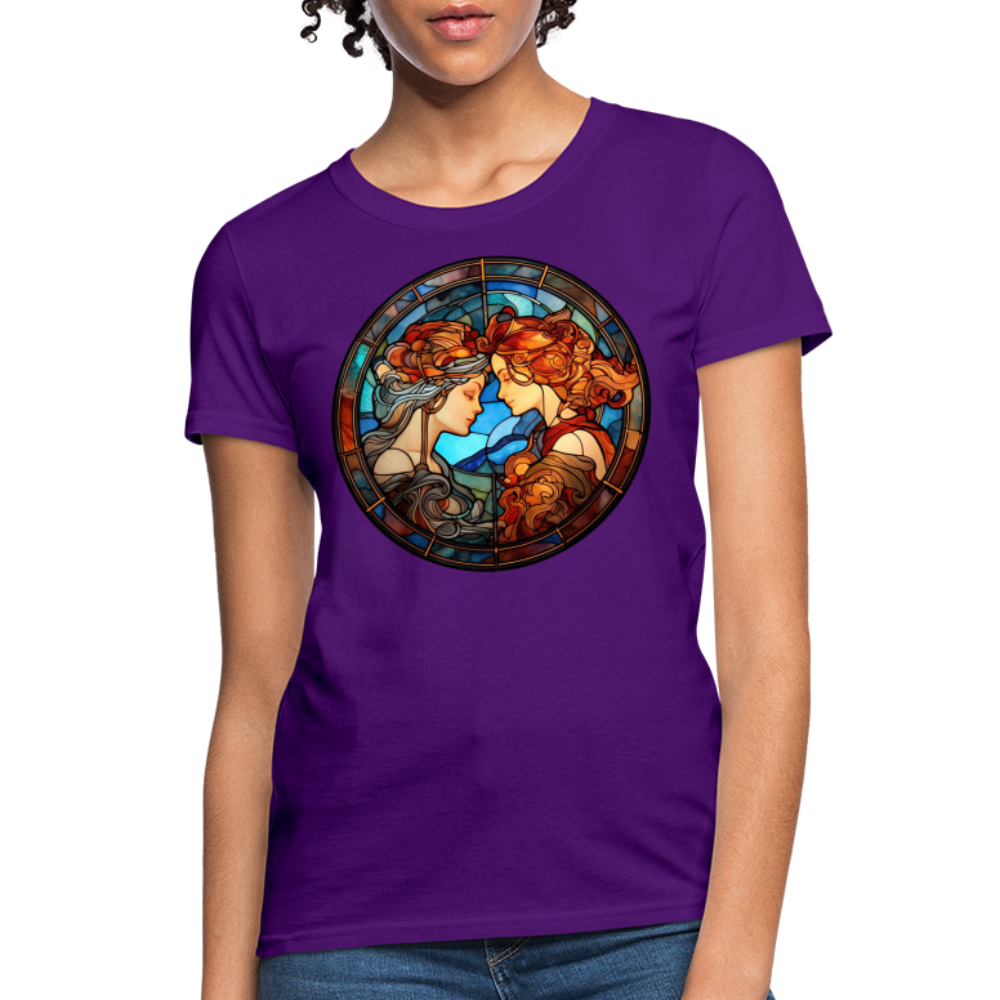 Women's Mosaic Gemini T-Shirt - purple