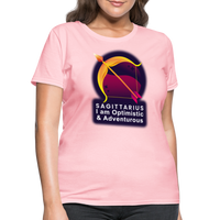 Thumbnail for Women's Glow Sagittarius T-Shirt - pink