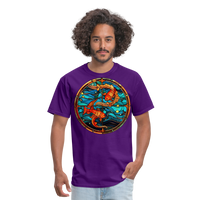 Thumbnail for Men's Mosaic Pisces Classic T-Shirt - purple