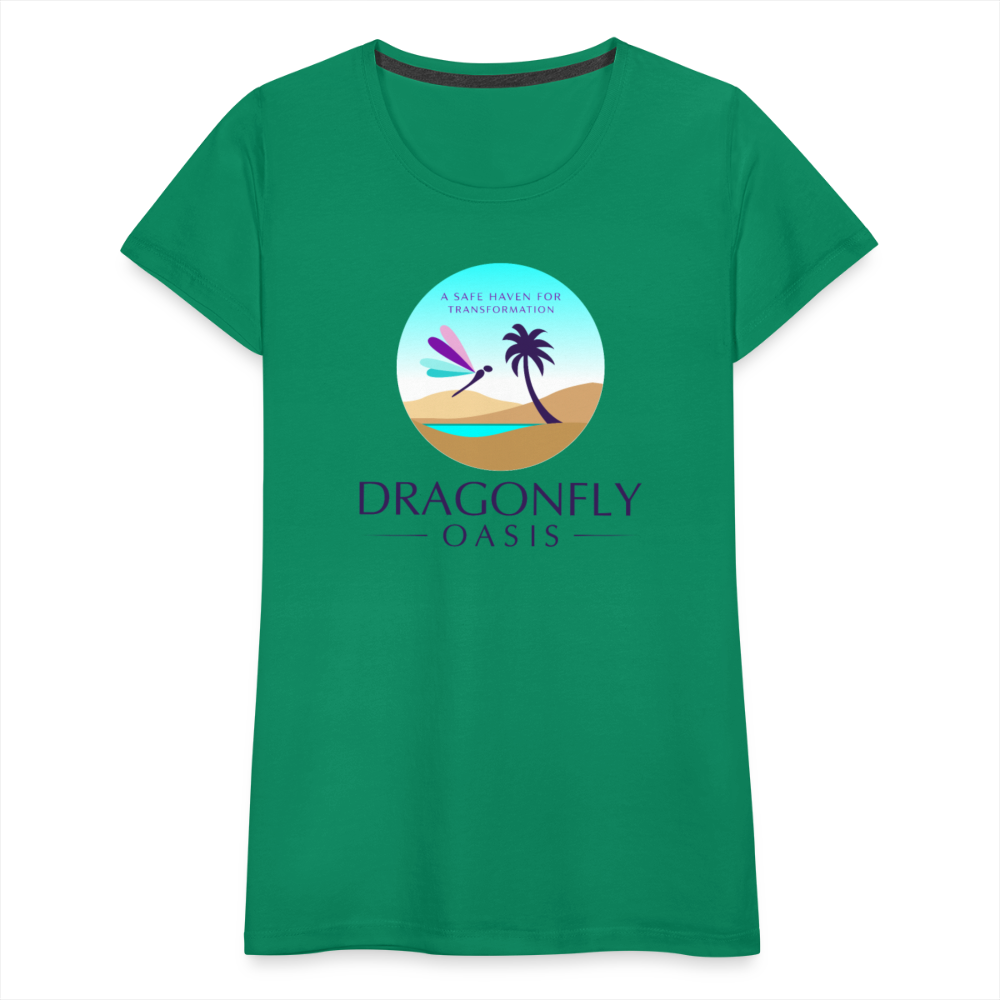 Women's Dragonfly Oasis V.1 Premium T-Shirt - kelly green