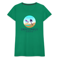 Thumbnail for Women's Dragonfly Oasis V.1 Premium T-Shirt - kelly green