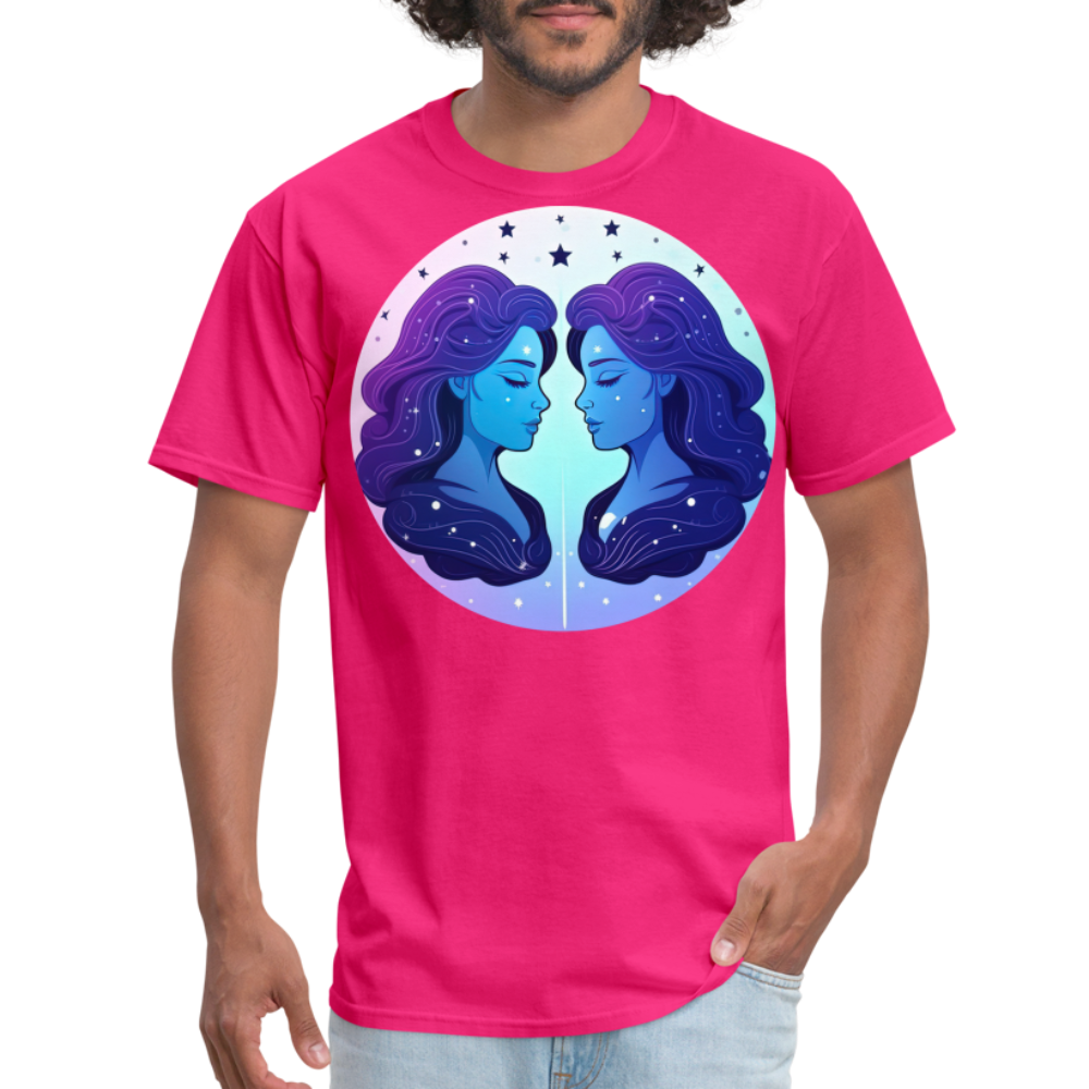 Men's Magic Gemini Classic T-Shirt - fuchsia