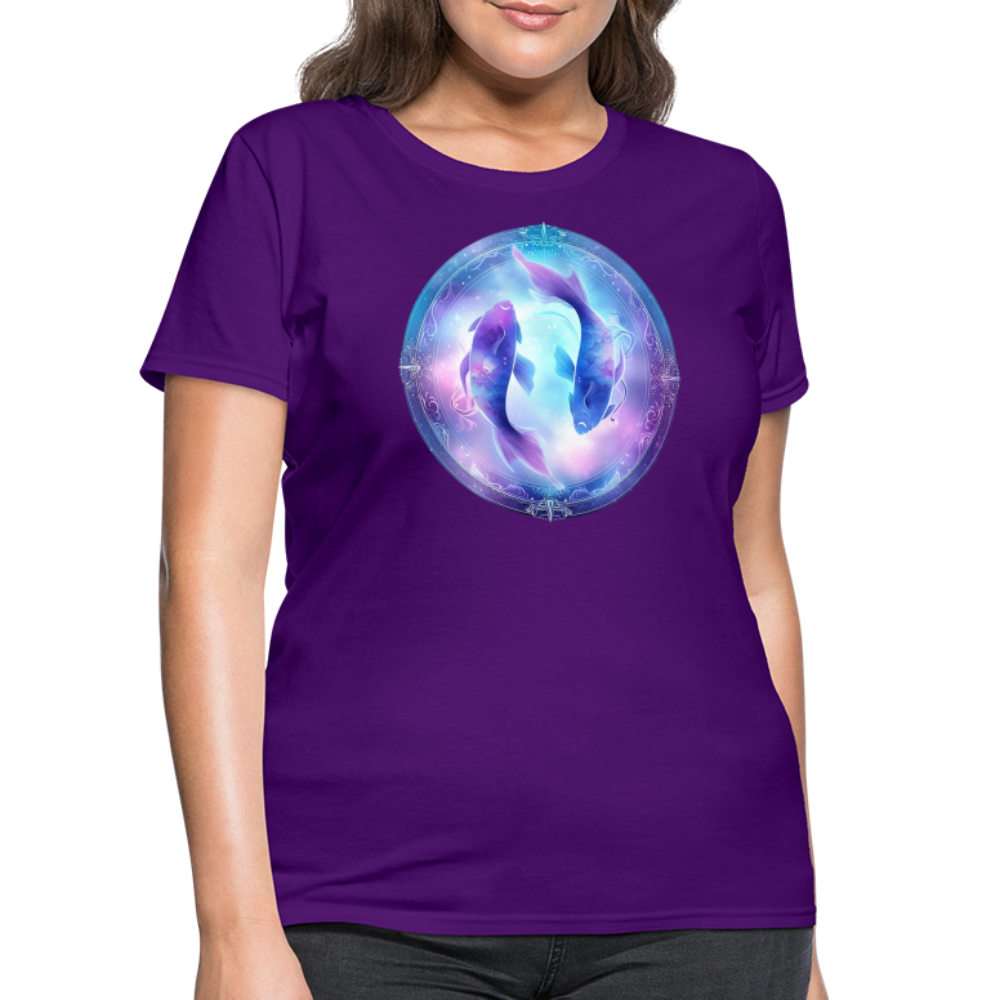 Women's Classic Pisces T-Shirt - purple