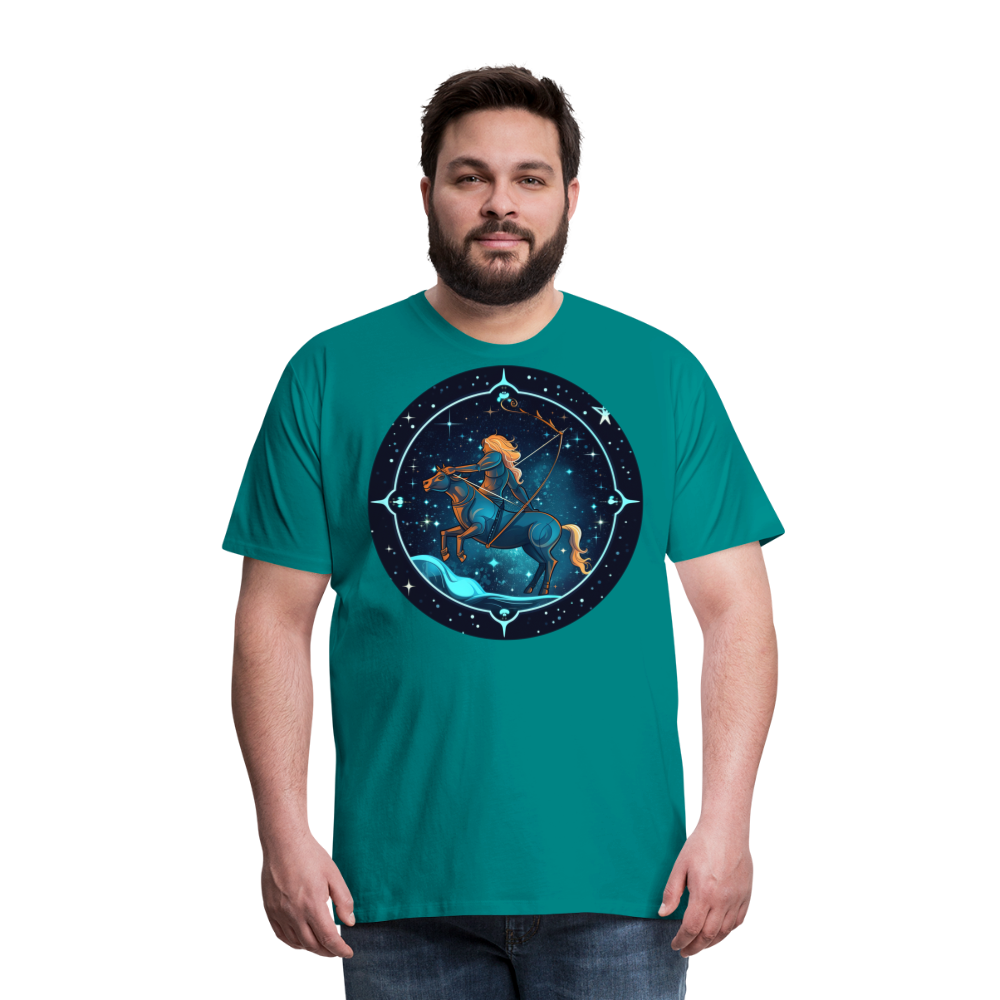 Men's Magic Sagittarius Premium T-Shirt - teal