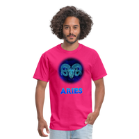 Thumbnail for Men's Stellar Aries Classic T-Shirt - fuchsia