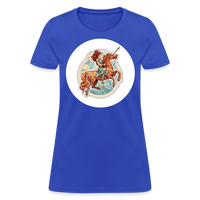 Thumbnail for Women's Symbol Sagittarius T-Shirt - royal blue