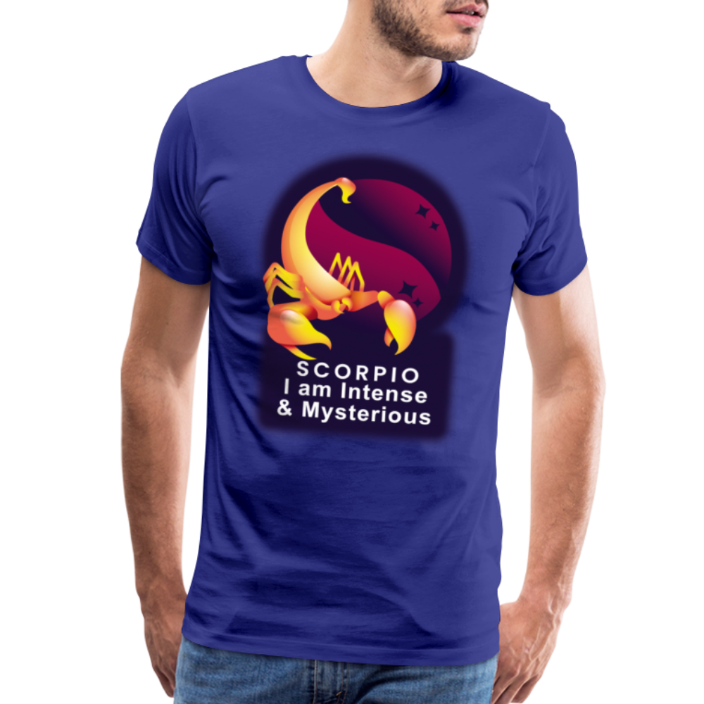 Men's Glow Scorpio Premium T-Shirt - royal blue