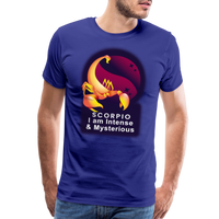 Thumbnail for Men's Glow Scorpio Premium T-Shirt - royal blue