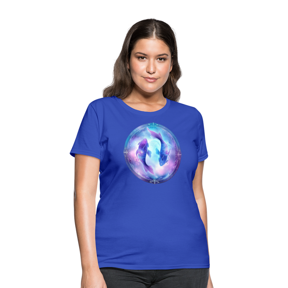 Women's Classic Pisces T-Shirt - royal blue