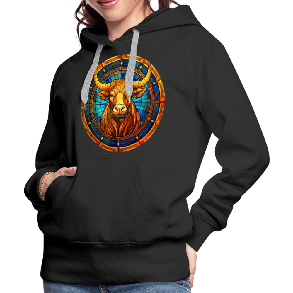 Women’s Mosaic Taurus Premium Hoodie - black