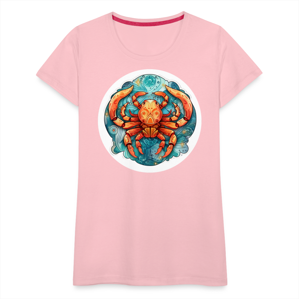 Women’s Symbol Cancer Premium T-Shirt - pink