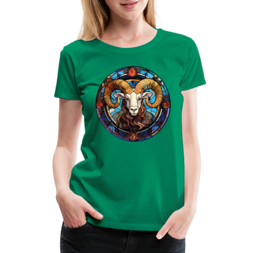 Women’s Mosaic Aries Premium T-Shirt - kelly green