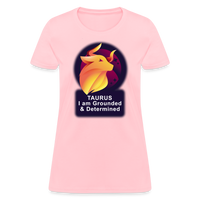 Thumbnail for Women's Glow Taurus T-Shirt - pink