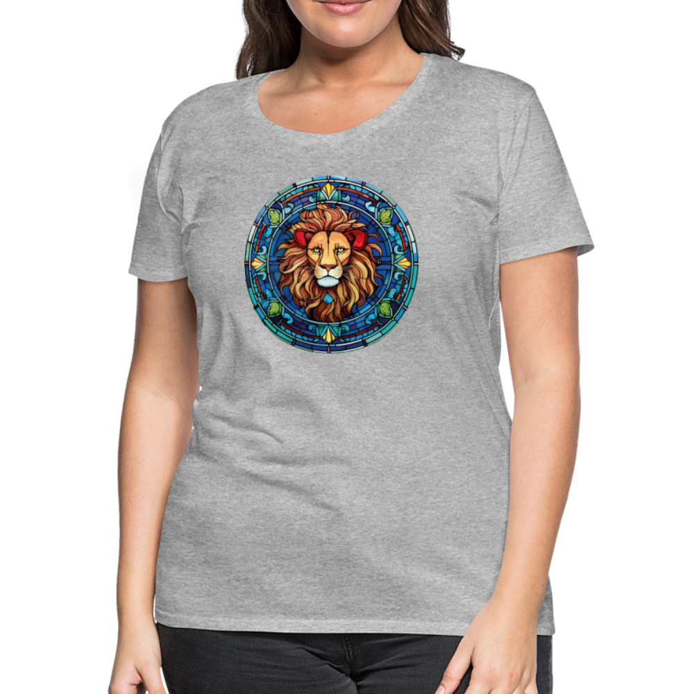 Women's Mosaic Leo Premium T-Shirt - heather gray