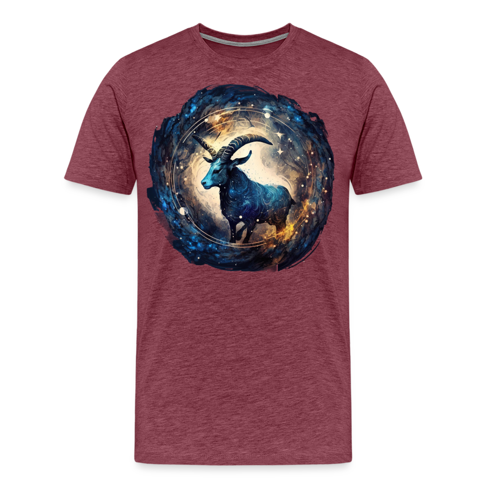 Men's Mythical Capricorn Premium T-Shirt - heather burgundy