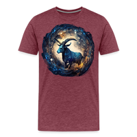 Thumbnail for Men's Mythical Capricorn Premium T-Shirt - heather burgundy