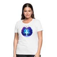 Thumbnail for Women’s Magic Gemini Premium T-Shirt - white