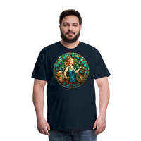 Thumbnail for Men's Mosaic Virgo Premium T-Shirt - deep navy