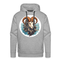 Thumbnail for Men’s Symbol Capricorn Premium Hoodie - heather grey