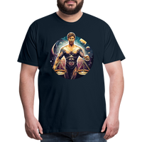 Thumbnail for Men's Mythical Libra Premium T-Shirt - deep navy