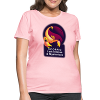 Thumbnail for Women's Glow Scorpio T-Shirt - pink