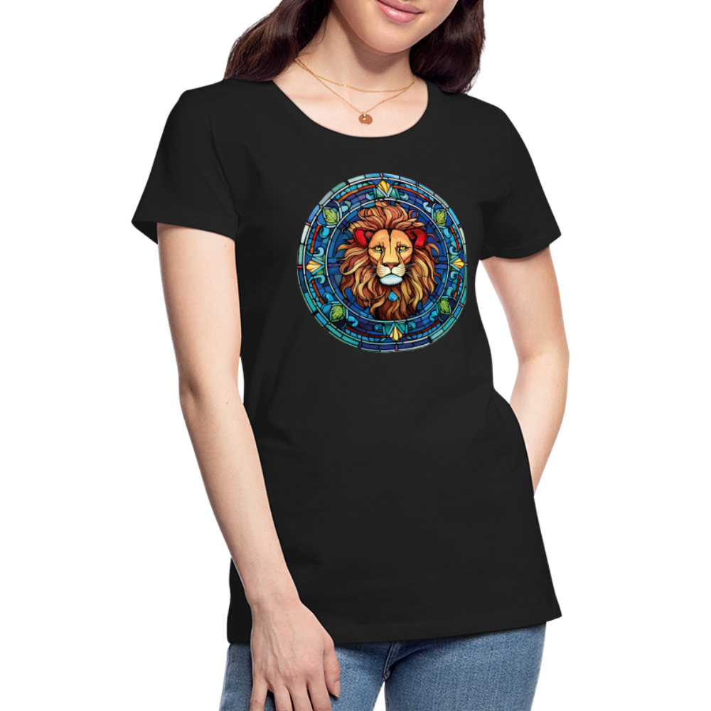 Women's Mosaic Leo Premium T-Shirt - black