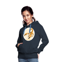 Thumbnail for Women’s Mosaic Scorpio Premium Hoodie - navy