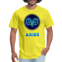 Thumbnail for Men's Stellar Aries Classic T-Shirt - yellow