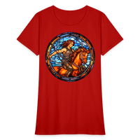 Thumbnail for Women's Mosaic Sagittarius T-Shirt - red