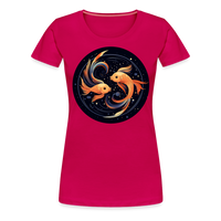 Thumbnail for Women’s Mystic Pisces Premium T-Shirt - dark pink