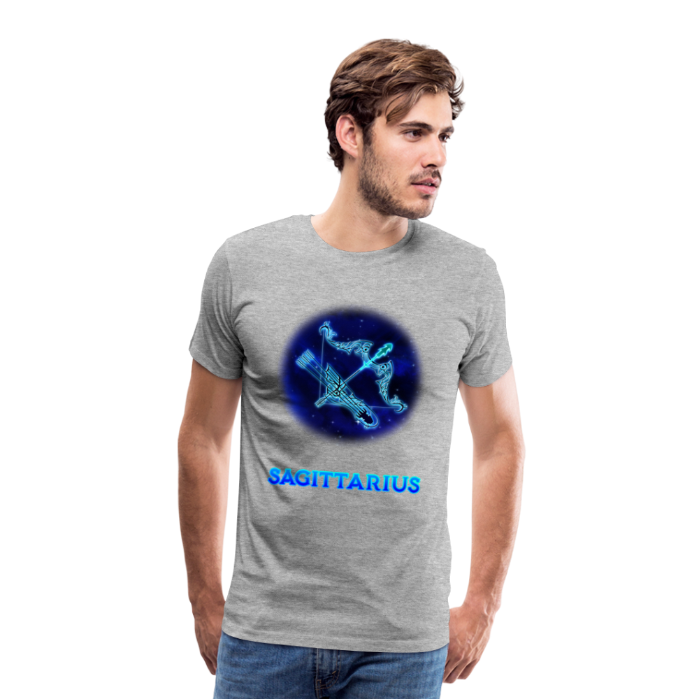 Men's Sagittarius Premium T-Shirt - heather gray