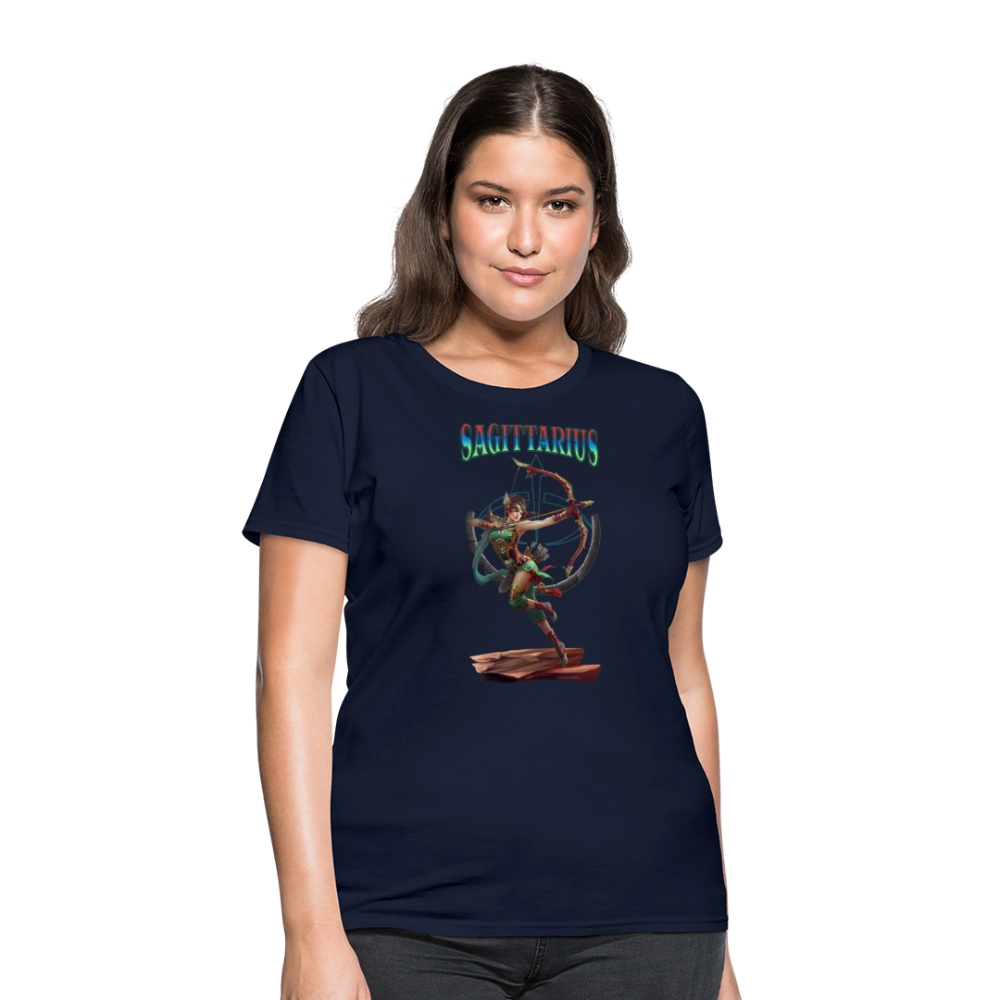 Astral Sagittarius Women's T-Shirt - navy