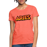 Thumbnail for Women's Aries New Design T-Shirt - heather coral