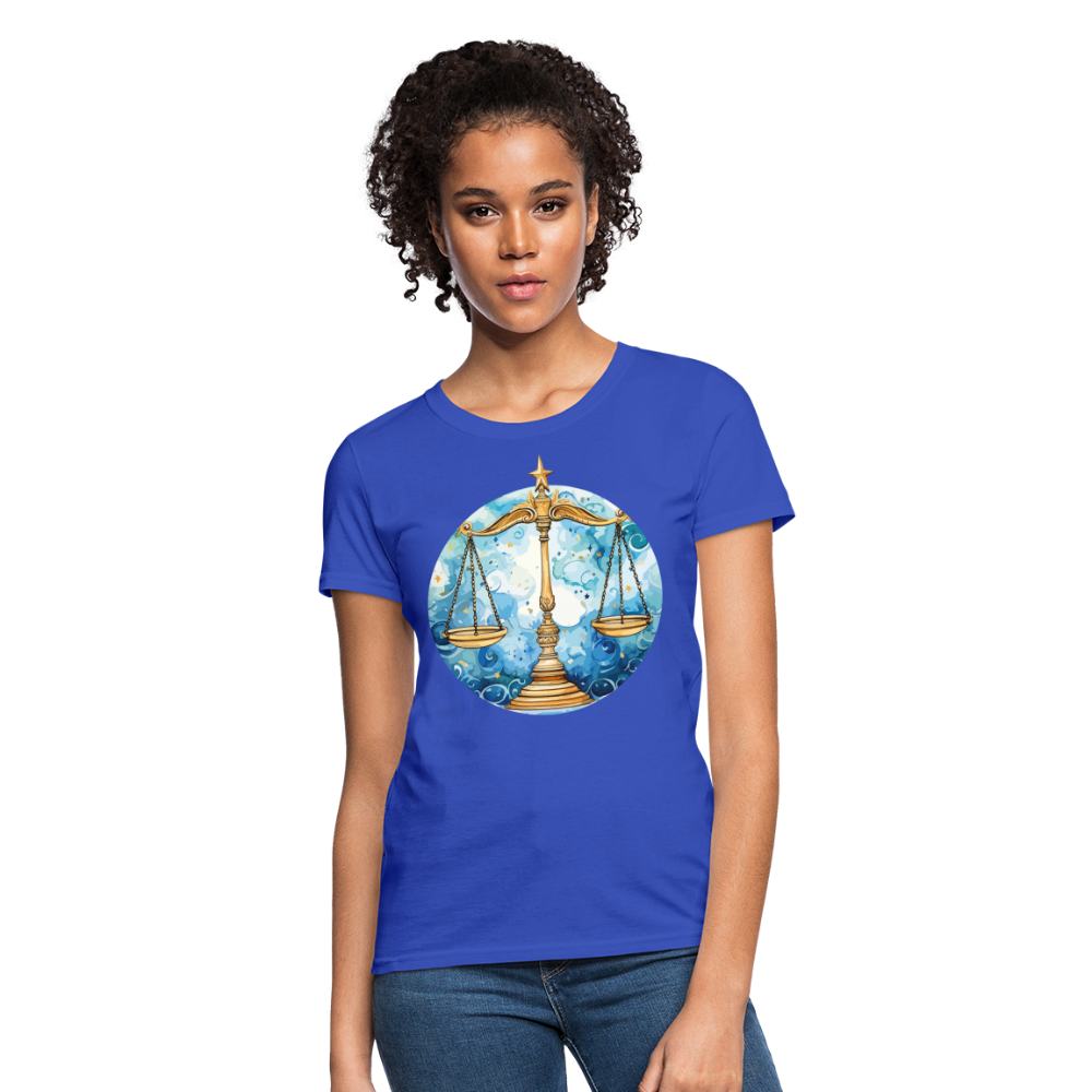 Women's Mythical Libra T-Shirt - royal blue