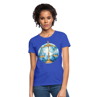 Thumbnail for Women's Mythical Libra T-Shirt - royal blue