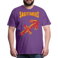 Thumbnail for Men's Power Words Sagittarius Premium T-Shirt - purple