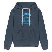 Thumbnail for Women's Power Words Libra Premium Hoodie - heather denim