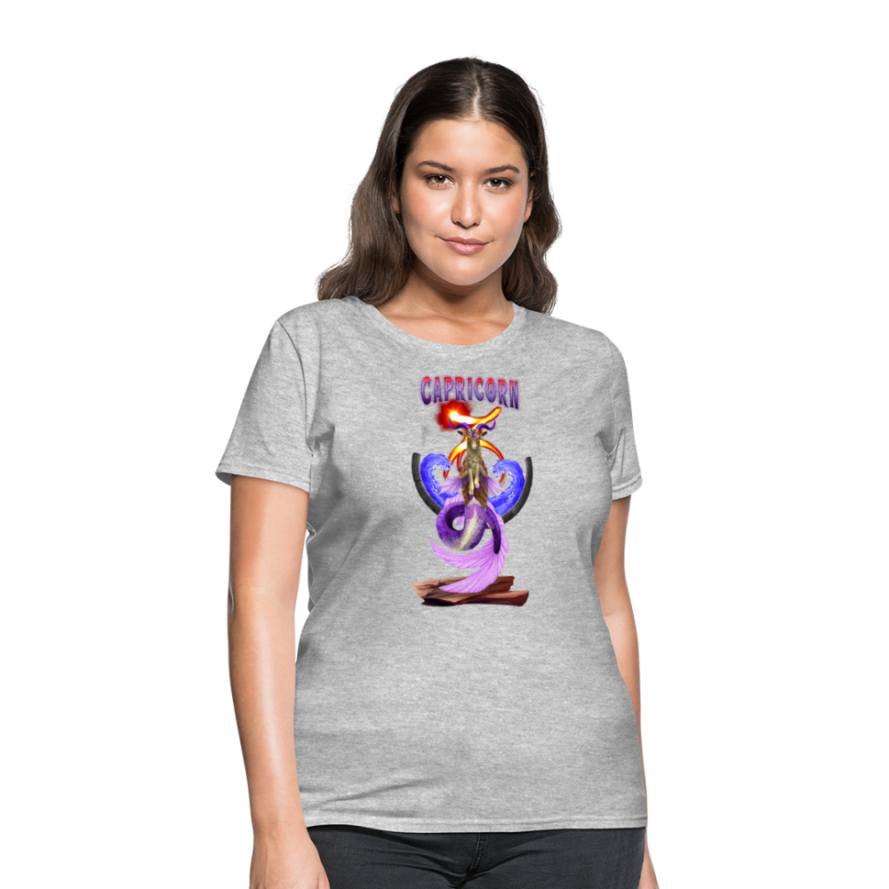 Astral Capricorn Women's T-Shirt - heather gray