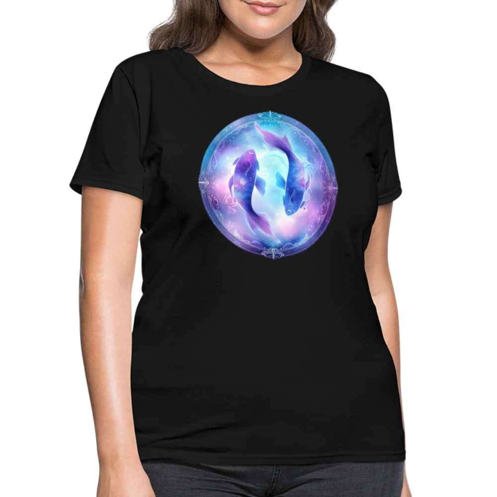 Women's Classic Pisces T-Shirt - black