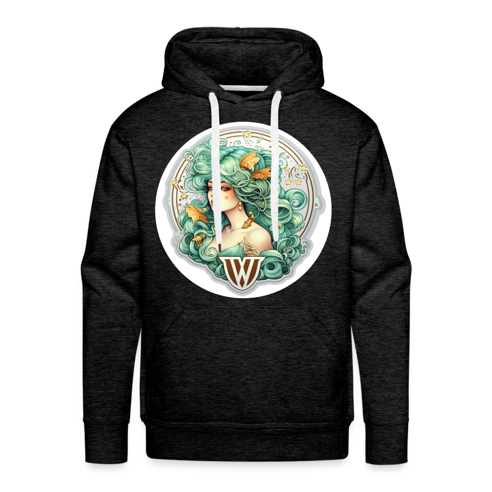 Men’s Symbol Virgo Premium Hoodie - charcoal grey