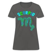 Thumbnail for Women's Power Words Scorpio T-Shirt - charcoal