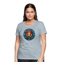 Thumbnail for Women's Mosaic Leo Premium T-Shirt - heather ice blue