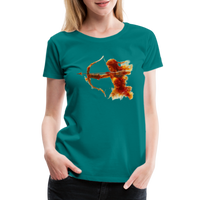 Thumbnail for Women’s Mythical Sagittarius Premium T-Shirt - teal