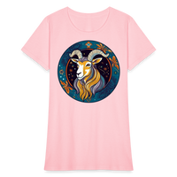 Thumbnail for Women's Mythical Capricorn T-Shirt - pink