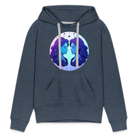 Thumbnail for Women’s Magic Gemini Premium Hoodie - heather denim