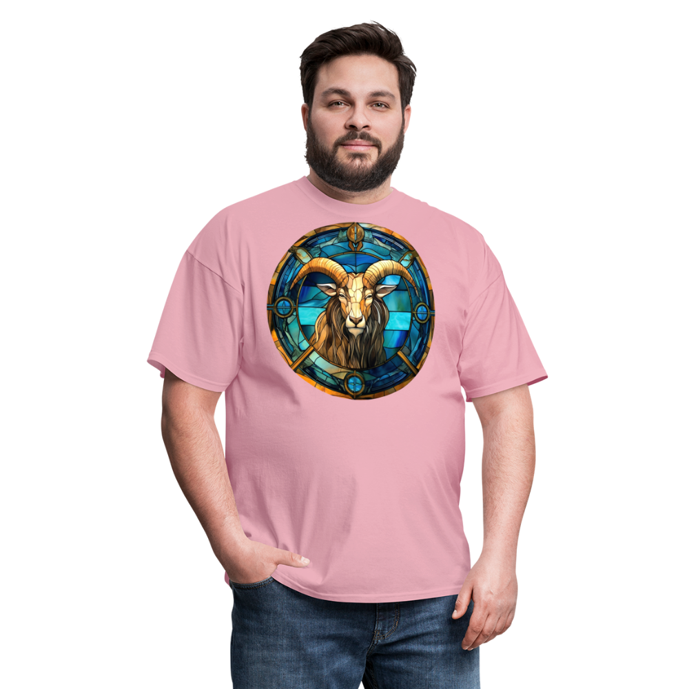 Men's Mosaic Capricorn Classic T-Shirt - pink