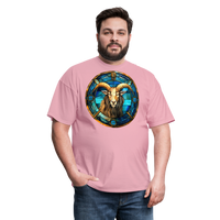 Thumbnail for Men's Mosaic Capricorn Classic T-Shirt - pink